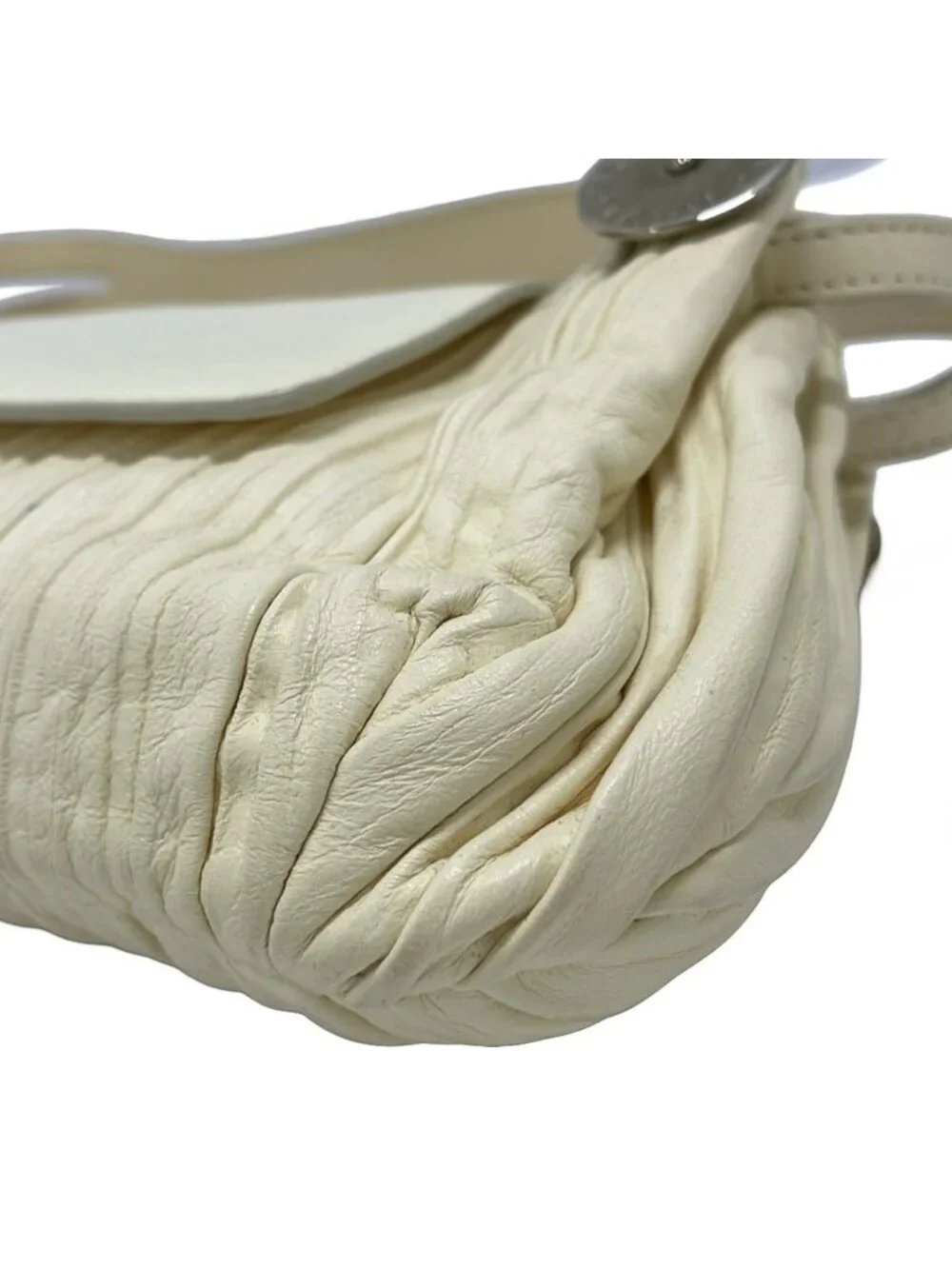 Bvlgari Handbag Chikladi Ivory Leather